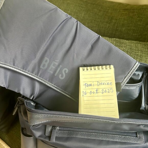 Beis Diaper Backpack in Navy - Picture 7 of 8